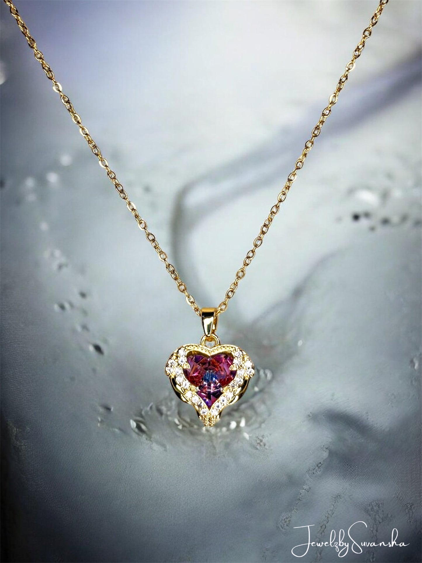 Crystal Heart Pendant