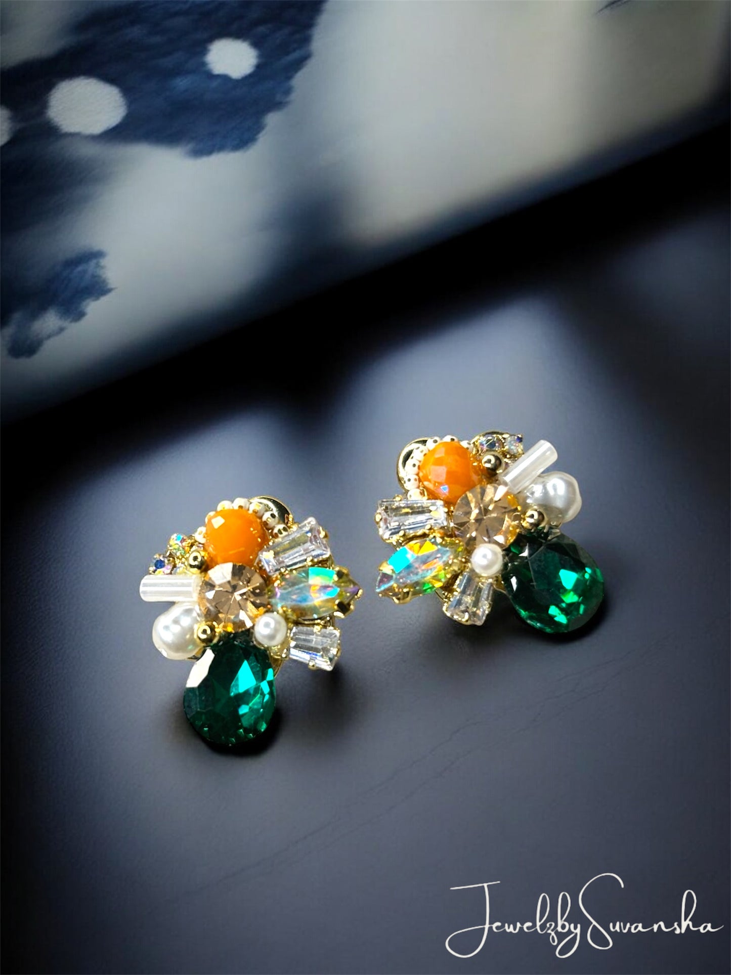Butterfly Crystal Studs